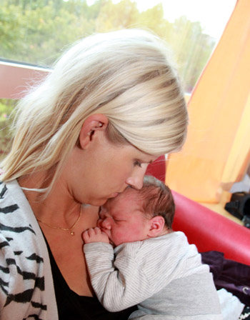 ... och mamma.