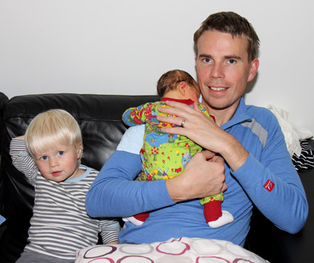 Familjens tre killar. Nu är jag en mot tre. ;-)
